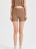 K No Awkward Lines, Sports Shorts, Women's Back Pocket, High Waist, Hip Lifting, Yoga Three Part Pants, Wearing Running And Fitness Pants Outside_ecoleips.com