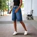 European And American New Foreign Trade Cross-border Supply Loose High-waisted Casual Fashion Straight Denim_ecoleips.com
