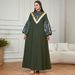 Women's Elegant Long Robe Dress Gold Sequined Patchwork Formal Gown Cross Border Style Fashionable Classy Clothing_ecoleips.com