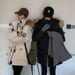 girl Girl Down Jacket For Women, Workwear Parka, Petite Couple, 2025 Winter New Oversize Cotton Coat_ecoleips.com