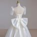 French Light Wedding Dress 2025 New Bride Temperament Simple Forest Style Travel Shooting Fairy Temperament Welcoming Dress_ecoleips.com