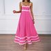 2026 Summer New Cross-Border Wo's Fashion European And American Printed Vacation Long Strap Elegant Sexy Dress For_ecoleips.com