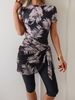 Women's Three Piece Tankini Swimsuit Set Conservative Slimming Tummy Concealing Beach Vacation Oversized Top Bottoms_ecoleips.com