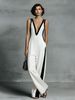 Women's Sleeveless V Neck Jumpsuit Color Block Wide Leg Summer Fashion Independent Website European American Style 2026 New Arrival_ecoleips.com
