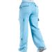Women's Retro American Multi-Pocket Cargo Pants Casual Straight Leg Loose Wide Leg Trousers Floor Length For Autumn Winter Fashion_ecoleips.com