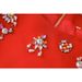 Women’s Clothing Spot New Year red atmosphere festive super heavy beaded long sleeved round neck skirt temperament skirt two piece suit_ecoleips.com