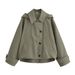 Unisex Hooded Trench Coat – Lightweight Windbreaker With Adjustable Drawstrings_ecoleips.com