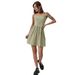 Summer Sexy Backless Tie-Up Dress European American Fashion Cross Border Wholesale New Style Foreign Trade_ecoleips.com