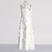 Women's Clothing Temperamental And Elegant Dress Summer New Three Dimensional Flower Decoration Sling Big Swing Dress For Women_ecoleips.com