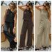 Summer Women's Sleeveless Jumpsuit High Waist Wide Leg Casual Elegant Set European American Style Vertical Stripes New 2026_ecoleips.com