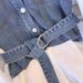 Women's Clothing Two Piece Shirt For Women New Loose Slim Waist Denim Long Sleeved Patchwork Shirt Top_ecoleips.com