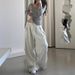 Women's Clothing Retro Sports Pants Sweatpants Women Autumn Lazy Drape Mopping Trousers Loose Wide Leg Casual Pants_ecoleips.com