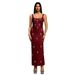 Fashion Women's Elegant Backless Dress with Rhinestone Strap Elegant Women's Clothing_ecoleips.com
