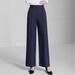 Women's High-Waisted Wide-Leg Pants Spring/Summer Casual Loose Fit Bottoms Sold Independently_ecoleips.com