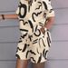 3D Digital Print Women's Sportswear Set – Trendy Geometric Pattern T-Shirt & Shorts Outfit (S-6XL, Quick-Dry Polyester, Summer Athleisure)_ecoleips.com
