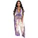 Women's Clothing New Sexy V Neck Retro Printed Jumpsuit For Women_ecoleips.com