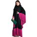 MQ119 Modest Middle Eastern Robe Muslim Women Batwing Sleeve Tassel Kaftan High Fashion Dress_ecoleips.com