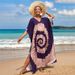 Bohemian Rayon Beach Cover-Up – 39 Vibrant Prints (Tie-Dye, Geometric & Floral) – Lightweight Kimono Dress For Pool, Festival & Vacation_ecoleips.com