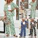 Voya Women's European And American Women's Clothing Bohemian Vacation Style Autumn Winter Casual Printed Casual Suit_ecoleips.com