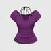 2026 Summer Y2K Millennial Hot Girl Retro Wing Print Tie-Dye Slim-Fit Basic Tube Top Women's Clothing_ecoleips.com