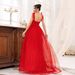Women's Clothing New Evening Dress Toast Dress Red Banquet Long Skirt Dress Dance Cross Border_ecoleips.com