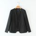 cross-border Foreign Trade Supply 2024 Spring New European And American Style Slit Design Blazer-style Cape Coat_ecoleips.com