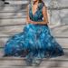 Women's Clothing Flower Lolita Big Swing Skirt Print Dress_ecoleips.com