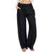 Women's Clothing Large Size Loose Cotton And Linen Casual Trousers For Women_ecoleips.com