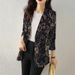 Plant-themed Series 2024 Autumn New Casual Blazer With 3D Digital Print For Women WL008_ecoleips.com