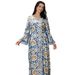 NC101 Retro Style Slimming Waist Dress With Tie Belt Design Women's Clothing Muslim Fashion Relaxed Everyday Wear Comfortable Feshion_ecoleips.com