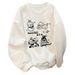 Men's And Women's Fleece Lined Crew Neck Sweatshirt Niche American Trendy Brand Thickened Casual Fashion Autumn Winter_ecoleips.com