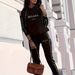 Women's Casual Two Piece Set Minimalist Hooded Top And Pants with Letter Print Stylish Relaxed Fit_ecoleips.com