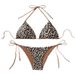 Sexy Animal Print Bikini Set For Women - Adjustable Ties, Removable Padding, Polyester & Spandex Blend - XS/S/M/L_ecoleips.com