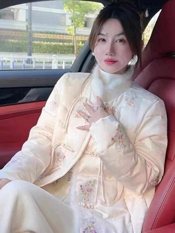 girl Year Thickened Jacket Chinese Women's Coat Autumn Winter Cotton Clothing National Style 2024 New Tang Suit_ecoleips.com