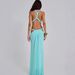 Elegant High-Slit Backless Evening Gown With Floral Embroidery And Rhinestone, Bodycon Maxi Dress For Women_ecoleips.com