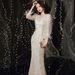 Women's Elegant Evening Gown With Sequins New Style Long Birthday Dress For Hostess Runway Foreign Trade Spring_ecoleips.com