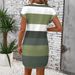Summer Casual Style Casual Women's Milk Silk Pullover Crewneck Dress For Commuter_ecoleips.com