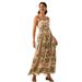 Women's Clothing Summer Floral Print Sundress Relaxed Wide Leg Women's Clothing Resort Style For Formal & Casual For Women_ecoleips.com