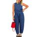 2025 . TK New Printed Plaid Loose Casual Sleeveless Vest Long Pants Set For Cross-Border European And American_ecoleips.com