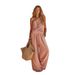 Summer Vacation Style Women's Off-Shoulder Casual Suit Solid Color High-Waisted Cotton Linen Wide-Leg Pants Set_ecoleips.com