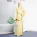 Women's Clothing Modest Abaya Dress Modest Two-Piece Set – Long Sleeve Top & Maxi Skirt With Tie Detail, Breathable Cotton Blend, Elegant Solid Colors_ecoleips.com