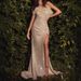 Women's Clothing New Autumn Banquet Backless Slit Side Feather Sequin Evening Dress Shoulder Dress_ecoleips.com