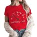 European And American Cross-border Foreign Trade Wholesale Clothing, Coffee Time Round-neck Plus-size Short-sleeve_ecoleips.com