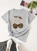 Summer European And American Cross-border Foreign Trade Plus-size T-shirt, Round-neck Casual Loose-fitting Short-sleeve_ecoleips.com
