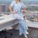 Summer Lace Set – Floral-Embroidered Peasant Blouse & Wide-Leg Pants (S-XXXXL, 2 Airy Colors, Polyester Sheer For Boho-Chic Layering)_ecoleips.com
