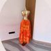 Women's Clothing Summer Strapless Camisole Dress Women's Elegant Backless Long Dress With Padded Bra Printed Vacation Style_ecoleips.com