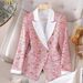 Cross-border Green Blazer Women, New Spring Autumn Goddess Style, Korean Version, Suitable For Commuting And Casual_ecoleips.com