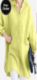 Loose Fit Cotton Linen Shirt For Women_ecoleips.com