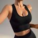 Women's Clothing Fine Thread Tight Sports Vest With Quick Drying Back And U Neck For Running And Fitness Yoga And Fitness Solid Color Small Vest_ecoleips.com
