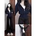 Light Gray Waist Hooded Jacket Women's Autumn New Korean Slim And Thin Sweater Versatile Sports Short Top_ecoleips.com